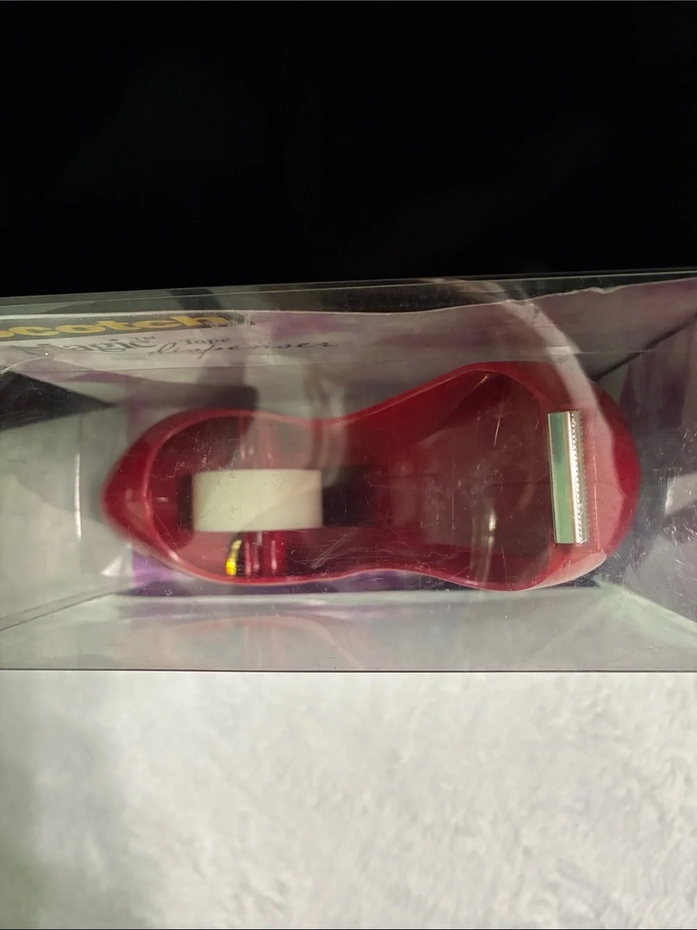 Rare Scotch Red High Heel Tape Dispenser - Fashionable Desk Accessory